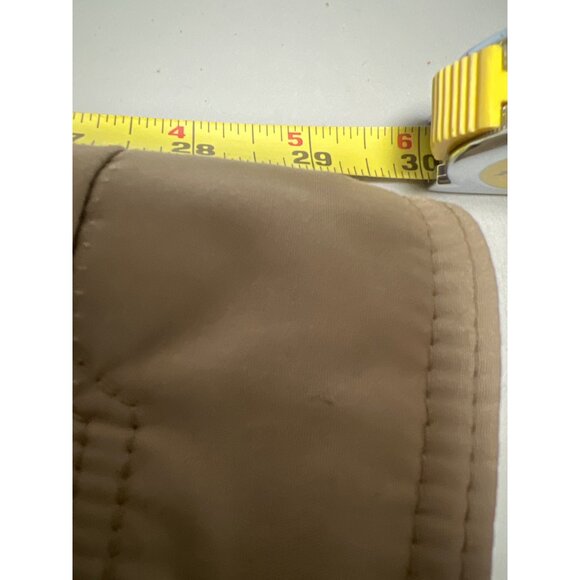 L.L. Bean Freeport Mens S Beige Full-Length Coat Jacket Parka Polyester & Wool - Picture 6 of 7